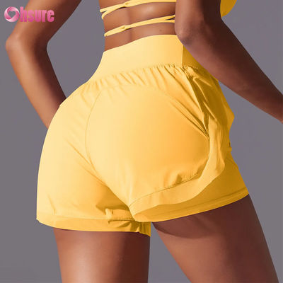 2025 Dames High Waist Breathable Fitness Jogger Shorts Wholesale Summer Training Running Sports Pants Hot New Design