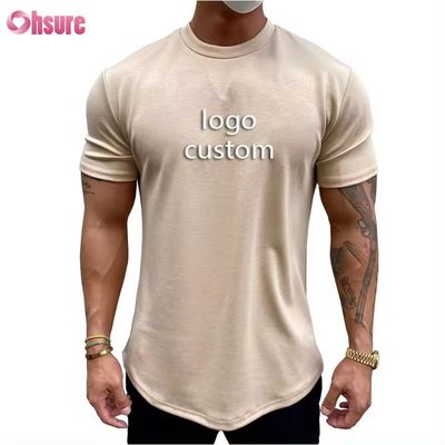Gymkleding Korte Mouw Sportkleding Nieuwste T-shirt Ontwerpen voor Heren Bedrukte T-shirts