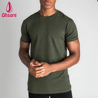 Aangepaste korte mouw katoenen heren T-shirt Heren Sportkleding Casual t-shirt Workout Hardlopen Kleding Man