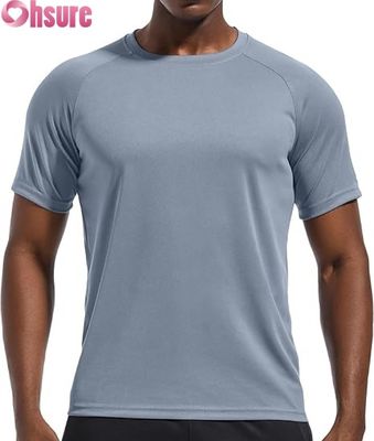 Heren Sport T-shirt Sneldrogend Gym Workout Fitness Top Ademend Activewear OEM ODM Fabrikant