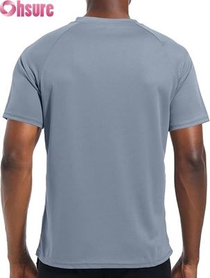 Heren Sport T-shirt Sneldrogend Gym Workout Fitness Top Ademend Activewear OEM ODM Fabrikant