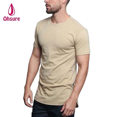 Casual Print Patroon Gebreide spierondersteuning Oefening Kleding voor mannen Bamboe Stof BoksenT-shirt Printing