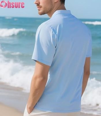 Heren Casual Henley T-Shirts Klassieke Knop Effen Kleur Zomer T-Shirts