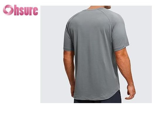Casual Print Patroon Gebreide spierondersteuning Oefening Kleding voor mannen Bamboe Stof BoksenT-shirt Printing