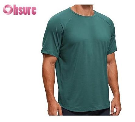 Casual Print Patroon Gebreide spierondersteuning Oefening Kleding voor mannen Bamboe Stof BoksenT-shirt Printing