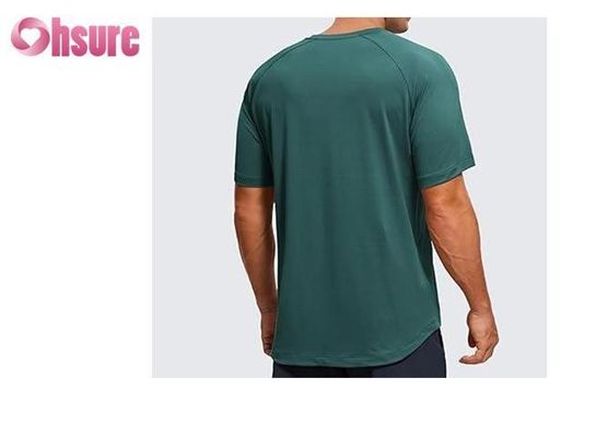 Casual Print Patroon Gebreide spierondersteuning Oefening Kleding voor mannen Bamboe Stof BoksenT-shirt Printing