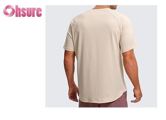 Casual Print Patroon Gebreide spierondersteuning Oefening Kleding voor mannen Bamboe Stof BoksenT-shirt Printing
