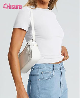 Hoogwaardige milieuvriendelijke korte broek voor vrouwen, met mouw, sportschoenen, ademend gebreide sportshirt, drop-sleeve design, loose fit, casual