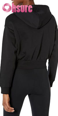 Dames Losse Kleding 100% Katoen Sport Top Ronde Hals Sweatshirt Aangepast Patroon Anti-kreuk Eco-vriendelijk Voorkant