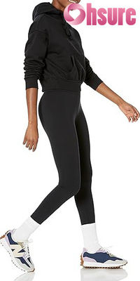 Dames Losse Kleding 100% Katoen Sport Top Ronde Hals Sweatshirt Aangepast Patroon Anti-kreuk Eco-vriendelijk Voorkant
