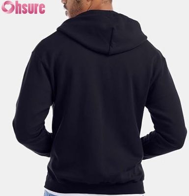 Mensen Hoodie Pullover Sweatshirt Casual Fleece Hooded Jacket OEM ODM fabrikant