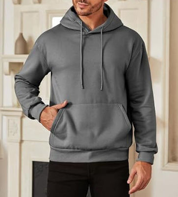 Vriendelijke stoffen Hoodie Hoodies van hoge kwaliteit katoen oversize truien slanke gewone mannen Hoodies