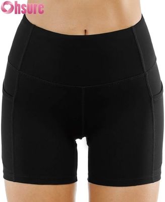 High Waist Yoga Shorts voor vrouwen Buik Control Scrunch Butt Workout Biker Shorts Custom Activewear
