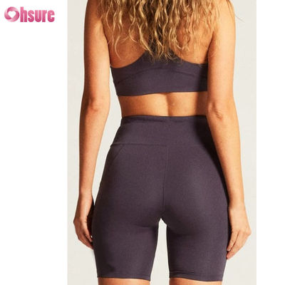 New Style Custom Activewear Hoogwaardige Yoga Wear Outdoor Sports Shorts Custom logo Fitness Sexy Cross Back Yoga BH
