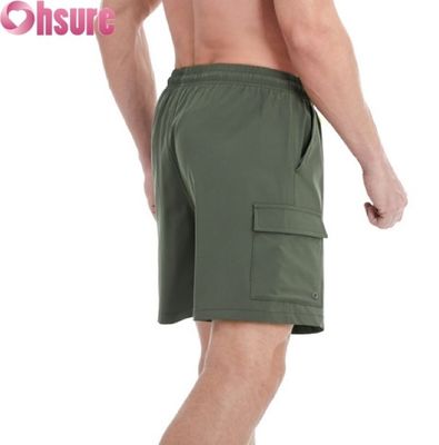 Unisex Heavy Duty Werkshorts - 65% Katoen 35% Polyester, Verstevigde Stiksels Multi-Zakken Design voor Buitenwerk