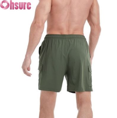 Unisex Heavy Duty Werkshorts - 65% Katoen 35% Polyester, Verstevigde Stiksels Multi-Zakken Design voor Buitenwerk