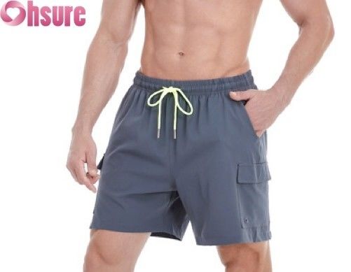Unisex Heavy Duty Werkshorts - 65% Katoen 35% Polyester, Verstevigde Stiksels Multi-Zakken Design voor Buitenwerk