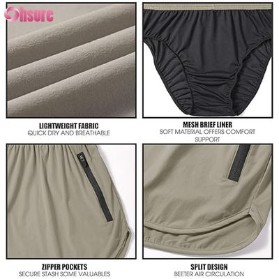 Fitness Breathable Sweat Shorts Mensen Athletic Jogger Kort Nylon Polyester Gym Shorts