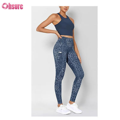 THE GYM PEOPLE Dikke Yoga Broek met Hoge Taille en Zakken, Buikcontrole Workout Hardloop Yoga Leggings voor Dames