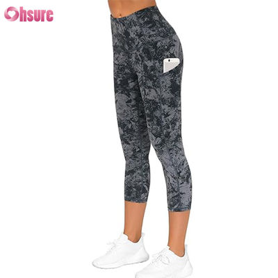 Vrouwen Yogabroek Hoog middel met Pocket Buik Control Gym Leggings