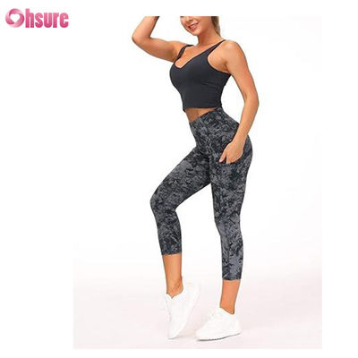 Vrouwen Yogabroek Hoog middel met Pocket Buik Control Gym Leggings