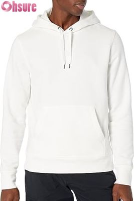 Heren Casual Effen Kleur Lange Mouw Trui Hoodie met Trekkoord Sport Zak Aangepaste Mode Sweatshirt
