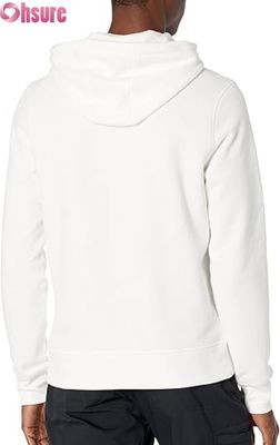 Heren Casual Effen Kleur Lange Mouw Trui Hoodie met Trekkoord Sport Zak Aangepaste Mode Sweatshirt