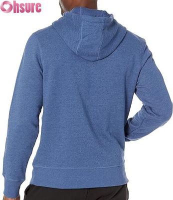 Heren Casual Effen Kleur Lange Mouw Trui Hoodie met Trekkoord Sport Zak Aangepaste Mode Sweatshirt