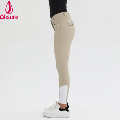 Custom logo paardrijden broek dame broek Jodhpurs paardrijden leggings siliconen full seat broek