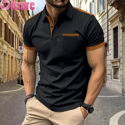 OEM Custom Logo Afdrukken Heren Polo Shirts Zomer Kantoor Gym Werkkleding Casual Blanco Bedrukt XS-2XL Effen Patroon Gebreid