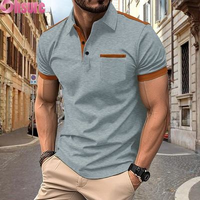 OEM Custom Logo Afdrukken Heren Polo Shirts Zomer Kantoor Gym Werkkleding Casual Blanco Bedrukt XS-2XL Effen Patroon Gebreid