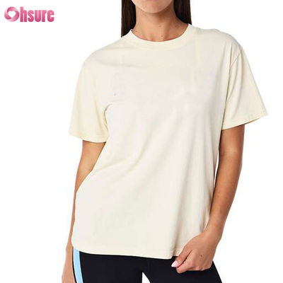 2025 Hoge kwaliteit Vrouwen Meisjes Premium Cotton Crewneck Sport Dagelijks dragen-snel-drogen Ademhalend Verbergen Buik Stof-Maatregelen X-XXL
