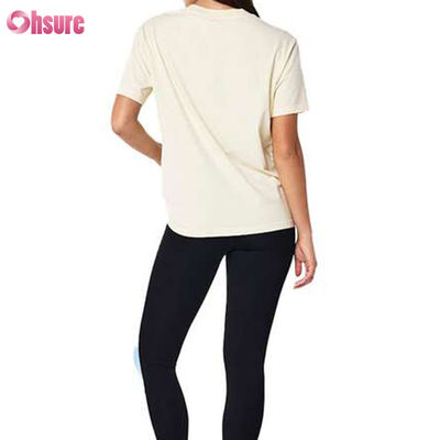 2025 Hoge kwaliteit Vrouwen Meisjes Premium Cotton Crewneck Sport Dagelijks dragen-snel-drogen Ademhalend Verbergen Buik Stof-Maatregelen X-XXL