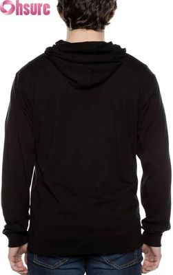 Custom Mensen Sport Hoodie Winter Warm Pullover met Zipper en Printed Design