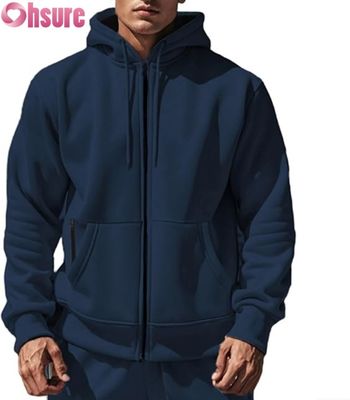 Custom Oversized Warm Hoodie Winter Fleece Pullover Unisex Streetwear Mode Sweatshirt