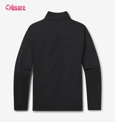 Hoge Kwaliteit Custom Borduurwerk Oversized Heren Crew Neck Sweatshirt 2XL 100% Katoen French Terry Quarter Zip Hoodie