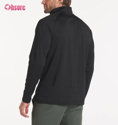 Hoge Kwaliteit Custom Borduurwerk Oversized Heren Crew Neck Sweatshirt 2XL 100% Katoen French Terry Quarter Zip Hoodie