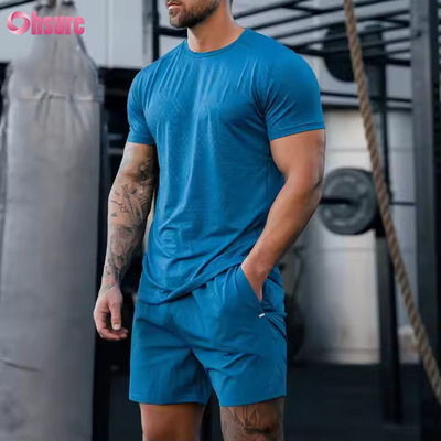 Gymbroek voor mannen met aangepast logo Athletic 100% Nylon geweven actieve bodem voor sport