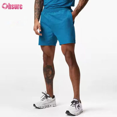 Gymbroek voor mannen met aangepast logo Athletic 100% Nylon geweven actieve bodem voor sport
