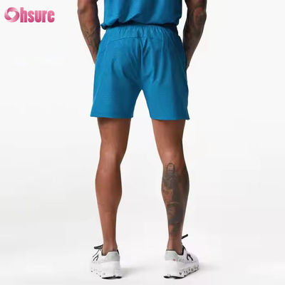 Gymbroek voor mannen met aangepast logo Athletic 100% Nylon geweven actieve bodem voor sport