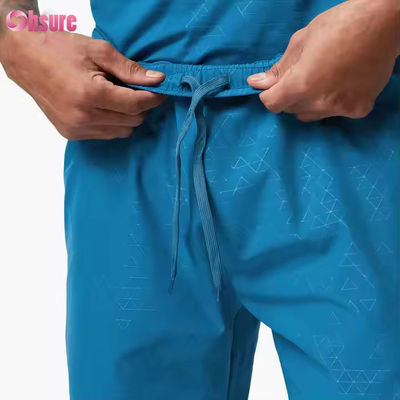 Gymbroek voor mannen met aangepast logo Athletic 100% Nylon geweven actieve bodem voor sport