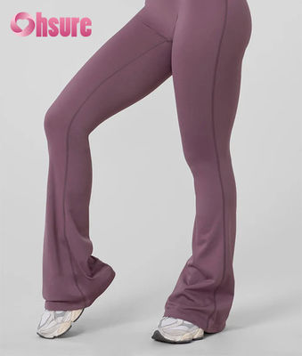 Dear-Lover Custom Logo Dames Hoge Taille Yoga Leggings Zwart Effen Tailleband Beide Zijzakken Vochtregulerend Workout Yoga