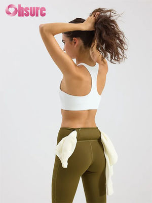 High Rise Leggings Style Gym Wear Vocht wegnemen Workout Yoga Leggings Beide zijzakken Solid voor vrouwen Broek OEM Yoga Wear