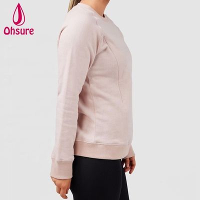 Hoge kwaliteit verpleegkundige hoodie zachte borstvoeding jumper casual sweatshirt fitness moederschap kleding vrouwen gebreide stof 10-12 dagen