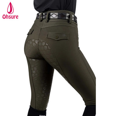 Persoonlijke Ruiterkleding Ruiterbroek Jodhpur Hoog tailleband Breeches Silicon Anti Sliding Ruiterbroek Riding Outfit