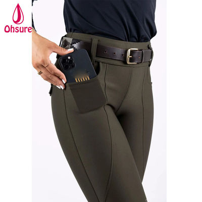 Persoonlijke Ruiterkleding Ruiterbroek Jodhpur Hoog tailleband Breeches Silicon Anti Sliding Ruiterbroek Riding Outfit