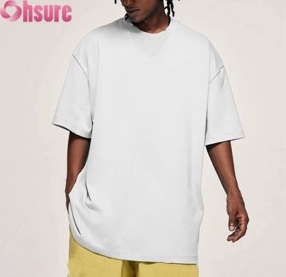 100% Katoenen T-Shirt, Ademende Ronde Hals T-Shirt met Korte Mouwen, Custom Logo OEM Groothandel Bulk