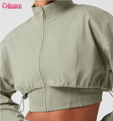 Vrouwen Nieuw Design Zipper Motorcycle Jacket Outdoor Motocross Crop Style Motorcycle Jacket