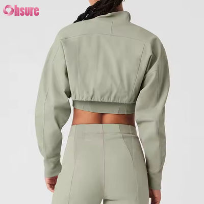 Vrouwen Nieuw Design Zipper Motorcycle Jacket Outdoor Motocross Crop Style Motorcycle Jacket