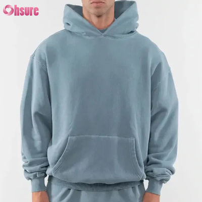Nieuwe Mode Custom Goede Kwaliteit Zware Hoodie Blanco Effen 80 Katoen 20 Polyester 480 Gsm Oversized Warme Hoodie Zonder Trekkoord